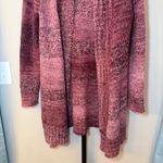 prAna  Rhonda Duster Open Front‎ Cardigan Wool Blend Pink Red Size Small Photo 3