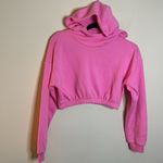 Naked Wardrobe Pink Stay Chilling Crop Sweatshirt Size S Photo 3