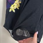 Floral Embroidered Black Women's Top Size 16 Photo 5