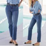 AYR  The Pop Straight Leg High Rise Medium Dark Wash Icon Photo 3