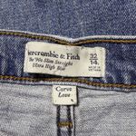 Abercrombie & Fitch  Jeans 14L (32) 90s Slim Straight Curve Love Ultra High Rise‎ Photo 5