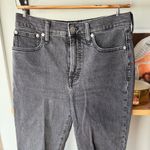 Madewell The Perfect Vintage Straight Leg Black Wash Jeans in Lunar Wash Size 26 Photo 9