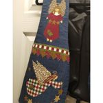 Angel Tapestry One Size Open Front Tie Back Vintage Photo 1