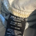 Wax Jean WAX jeans Women’s Size Medium Light Wash Paper Bag, Waste Denim Jeans Photo 1