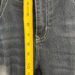 Dark Wash Denim Jeans Flared XL embroidered distressed Cowgirl Western Blue Size 14 Photo 7