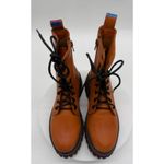 Farm Rio New!  Platform combat‎ boots burnt orange lace up Size 6 Photo 1