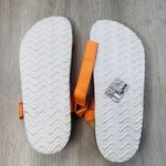 Women’s Shoes Orange Strappy Sandals Size 7.5 Photo 6