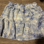 Ocean Drive Super Soft and Flowy Blue and White Plaid/Western Skirt Small  Photo 1