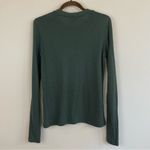 Allbirds  Merino Wool Blend Crewneck Long Sleeve Layering Tee Green Size Small Photo 5
