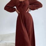 SheIn Rusty Orange Dress Photo 0