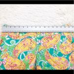 Lilly Pulitzer  Walsh Pop Goes The Lemur Yellow Turquoise Paisley Shorts Size 6 Photo 2