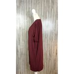 Madewell  Women's Burgundy Button-Front Shirt Dress Size Small Knee Length Casual Photo 5