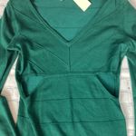 Arden B . Green cutout ballon sleeve dress size medium Photo 1