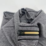 Lululemon Vinyasa Scarf Wrap Zipper Gold Stripes Black Gray Stretch Multi Way Photo 4