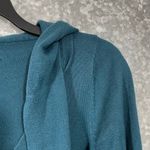 Anthropologie Knitted Dove Boho Lagenlook Blue Hooded Cardigan - Size Medium Photo 1