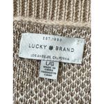 Lucky Brand  Neutral Tan Camo Wool Blend Sweater Size L EUC!! Photo 3