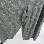 World Market Jumpsuit Womens S/M Green Floral Print Viscose Pockets Comfy Size M Photo 4