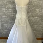 Sonia Cholette Elegant White Strapless Wedding Dress Size 10 Photo 2