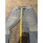 H&M  Jeans Women 32 Vintage Fit Studded Medium Wash High Waist Straight Leg Photo 4