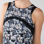 Lululemon Water: Sun Runner Tank Crosscourt Petal Black Clarity Yellow Size 10 Photo 6