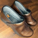 Dansko  XP Metallic Brown Copper Snakeskin Clogs Size 39 EUC!! Photo 1