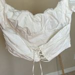 House Of CB  SAMAYA WHITE‎ GATHERED TOP NWOT size XL Photo 7