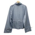 Zyia NWT Active Drawstrings Lightweight Windbreaker Blue Gray Women’s Large New Photo 3