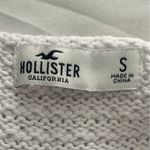 Hollister White Crochet Granny Square Crop Top Photo 3