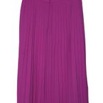 J.Crew Women's Pleated Midi Skirt AR995 Pink Polyester Crinkle Skirt Size 8 NWT Photo 1