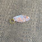 Pisces Zodiac Glitter Keychain Purple Marbled Acrylic Astrological Gift Pink Photo 1