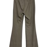 Rag and Bone Simone Plaid Jacquard Flare Pants in Beige Plaid - Size 2 Photo 3