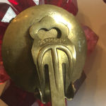 Germany Vintage Pink Red Cluster Beads Clip On Earrings Photo 8