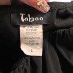 American Vintage 90s Y2K vintage black whimsy Goth ribbon pink coquette dress medium by Taboo Photo 7