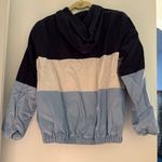 Brandy Melville  Colorblock Jacket - Navy, White, and Blue Photo 4