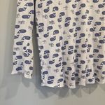 Roller Rabbit  Moby Whale Pajamas Set Womens Blue White Pima Cotton PJs Photo 2