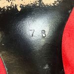 Sacha London Floral Embroidered Vintage Pumps Heels 7 Red Photo 8