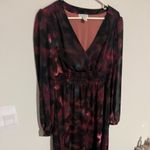 Sofia Jeans Women's Empire Dress with Long Sleeves, Mid Calf size M Purple Size M Photo 3