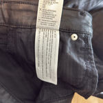 Abercrombie & Fitch  High-Rise Super Skinny Ankle Waxed Black Jeans, 28 Short Photo 7