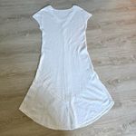 Oh My Gauze Cotton Midi Dress Size 1 S/M White Boho Lagenlook Beachy Coastal Size M Photo 5