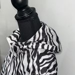 Brave Soul  Black and White Zebra Print Utility Jacket. (1103) Photo 1