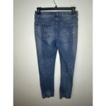 Altar'd State  Distressed Straight Jeans Women's Size 28 Blue Denim Stretch Photo 2