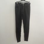 ZARA  Z1975 Skinny Jeans Mid Rise Size 2 Black Stretch Denim Photo 2