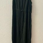 Signature Weekend Maxi Dress Dark Green crinkle braided strap small Photo 0