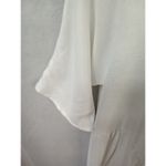 Loveu.Dear Medium White Shirt Dress Coverup Button Pocket‎ Oversized Photo 2