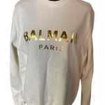 Balmain #317  PARIS Gold Foil Sweatshirt Photo 0