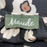 Maude  Black Sheath Mini Dress with Puff Sleeves Photo 2