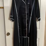 Jones New York  Satin Nightgown Women’s dark blue  Silky Robe Set Photo 0