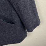 MDP Mario De Pinto Dark Gray Wool Blend Double Breasted Pea Coat, Size Small Photo 7