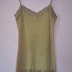 Nude Lace Trim Cami Size M Tank Top Y2K 90s Longline Tan Size M Photo 0
