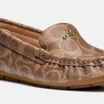 Coach NIB  Marley Coated Canvas Driver Loafers Size 5.5W Photo 0